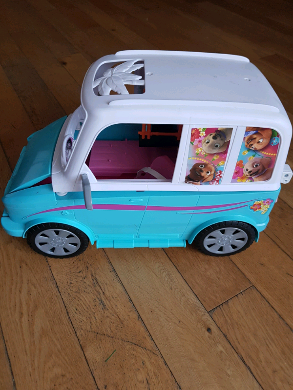 barbie dog van